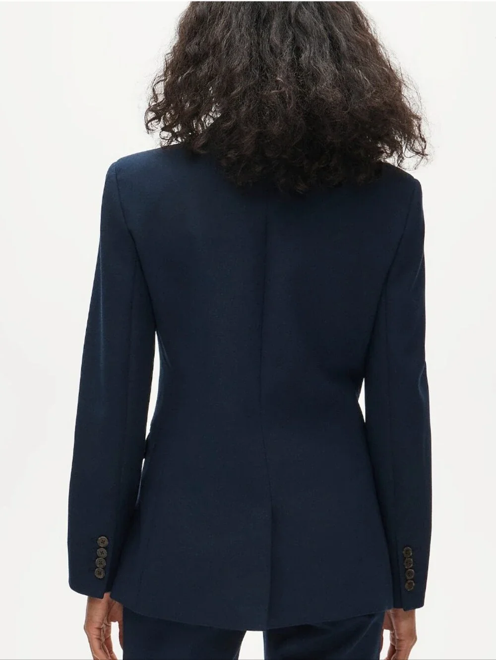 J Crew Madelyn blazer in four-season stretch Cc289 NEW! Size 8 Navy $258 Retail - Picture 3 of 9